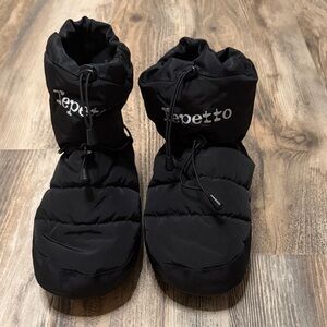 Worn once- repetto warm up booties size medium or 38-40
